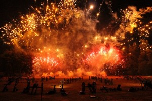 Battle Proms fireworks - Hatfield House